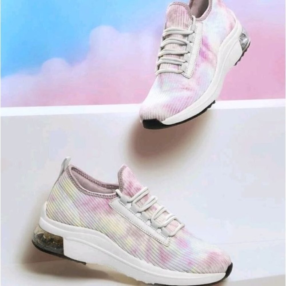 Pink Tie Dye Tennis Shoes